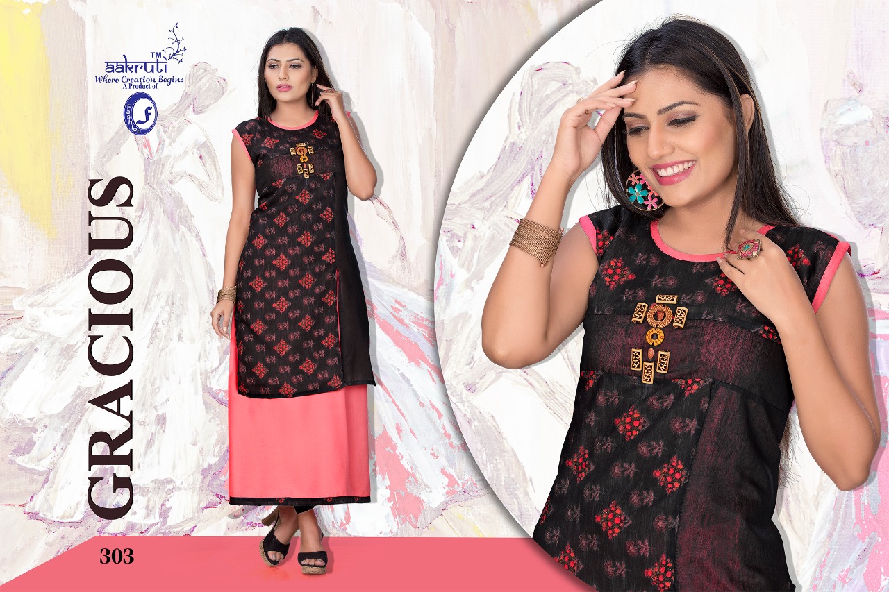 Malaika By Aakruti 301 To 310 Series Beautiful Stylish Fancy Colorful Casual Wear & Ethnic Wear Collection Rayon Kurtis At Wholesale Price