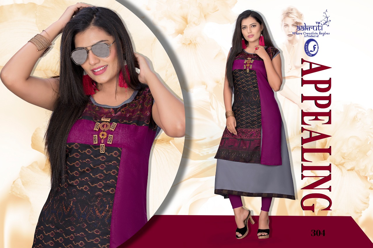 Malaika By Aakruti 301 To 310 Series Beautiful Stylish Fancy Colorful Casual Wear & Ethnic Wear Collection Rayon Kurtis At Wholesale Price