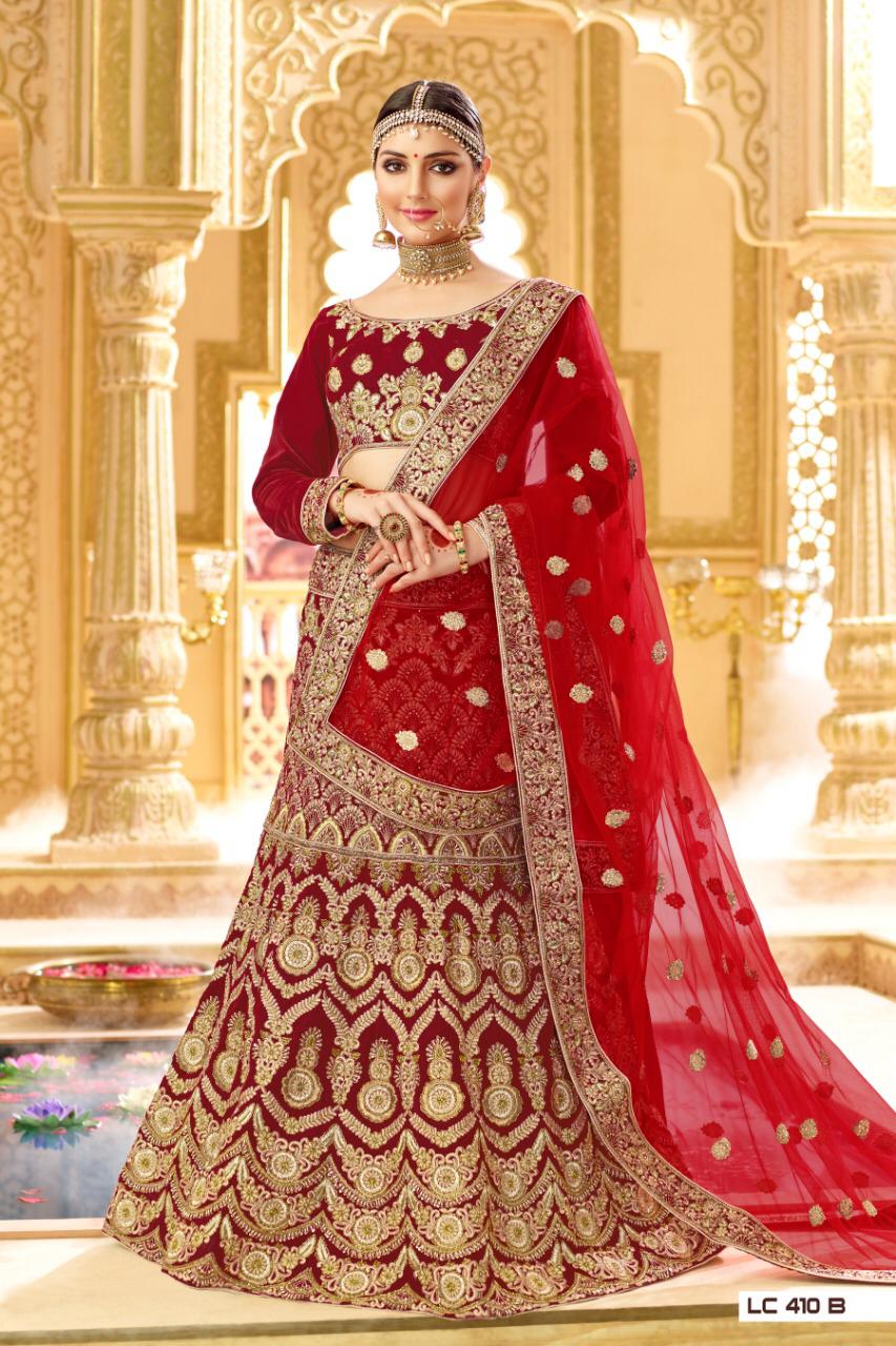 Manjula By Fashid Wholesale Designer Beautiful Wedding Collection Occasional Wear & Party Wear Velvet Lehengas At Wholesale Price