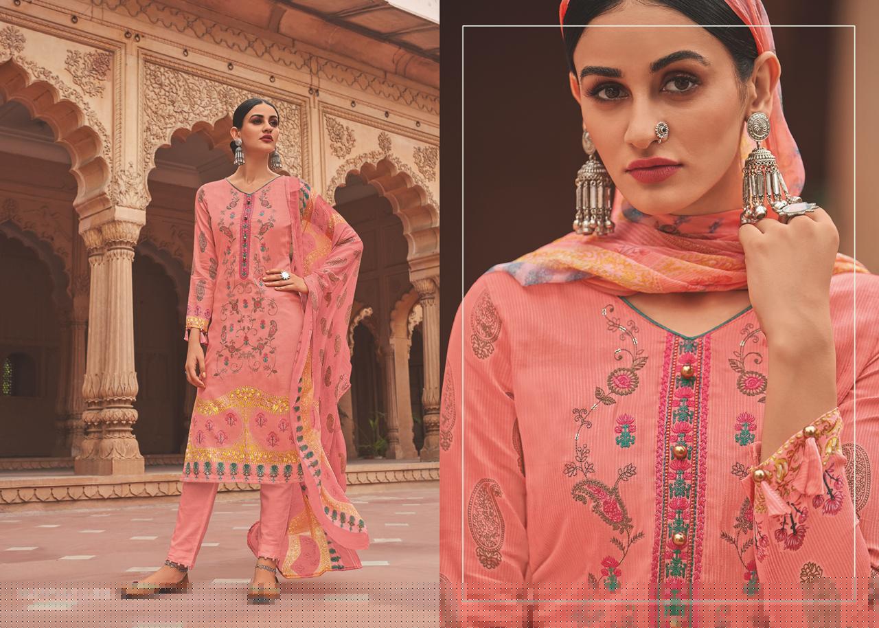 Mannat By House Of Lawn 1001 To 1010 Series Studio Designer Collection Beautiful Stylish Fancy Colorful Party Wear & Occasional Wear Pure Jam Satin Digital Printed With Embroidery With Embroidery Dresses At Wholesale Price