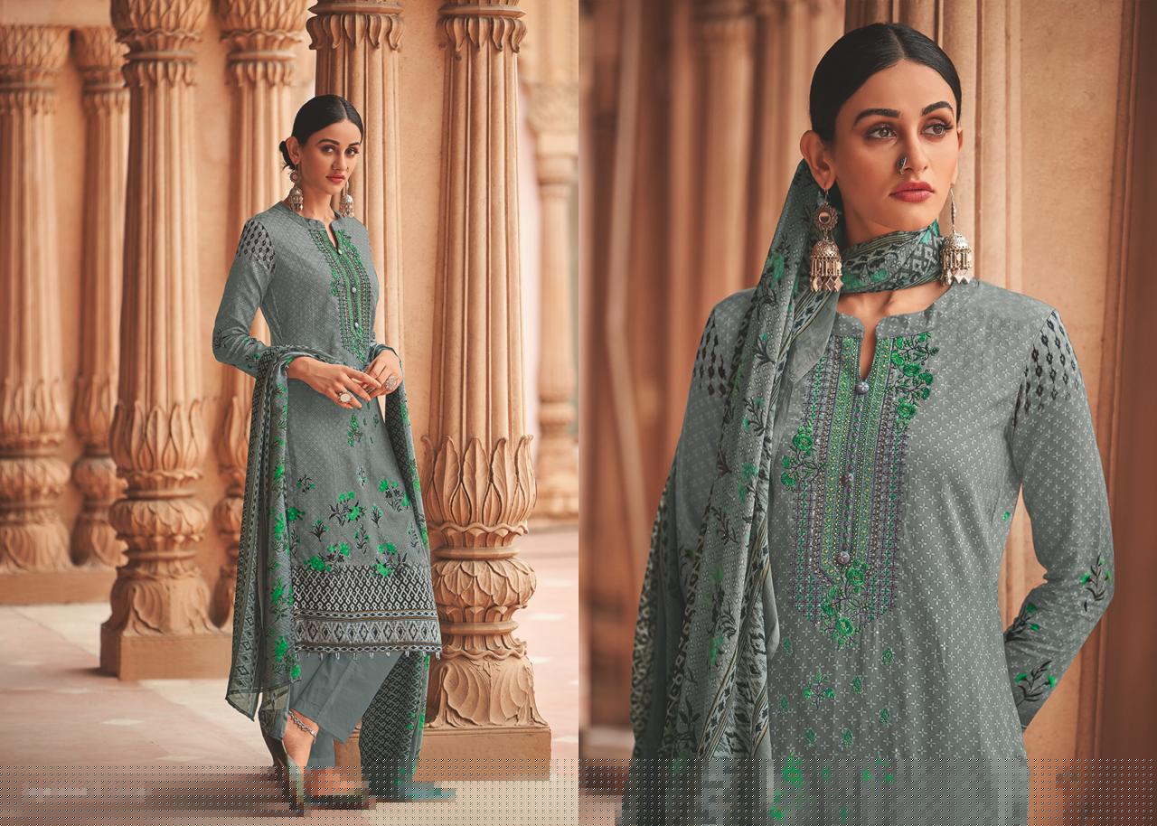 Mannat By House Of Lawn 1001 To 1010 Series Studio Designer Collection Beautiful Stylish Fancy Colorful Party Wear & Occasional Wear Pure Jam Satin Digital Printed With Embroidery With Embroidery Dresses At Wholesale Price