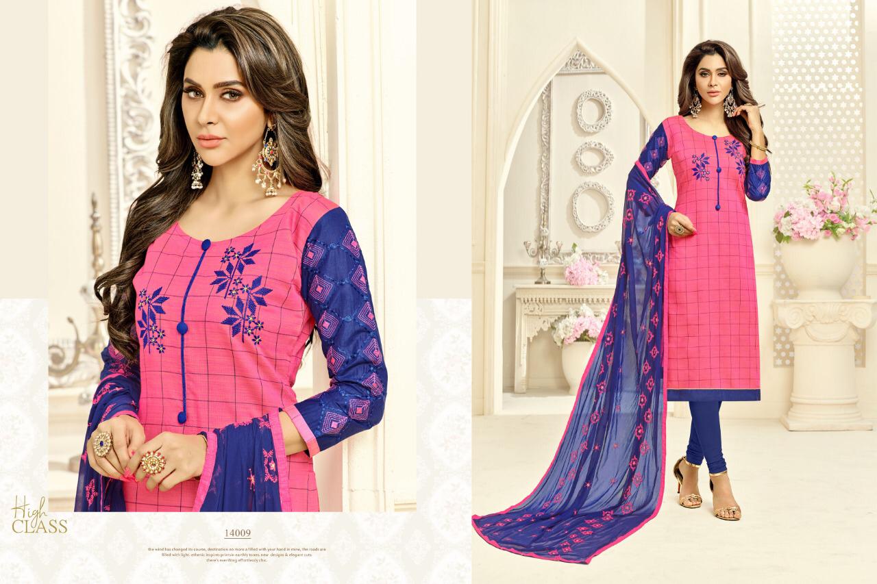 Mannat By Raghav Royals 14001 To 14012 Series Designer Suits Beautiful Stylish Fancy Colorful Party Wear & Occasional Wear South Silk Chekcs With Fancy Work Embroidery Dresses At Wholesale Price