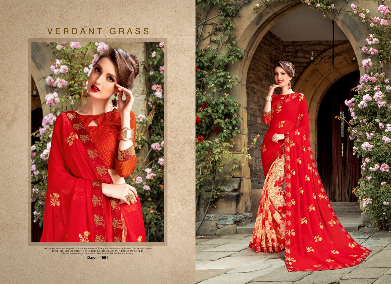 Mantra By Priya Paridhi 1001 To 1010 Series Indian Beautiful Stylish Fancy Colorful Traditional Wear & Ethnic Wear Collection Georgette Printed Sarees At Wholesale Price