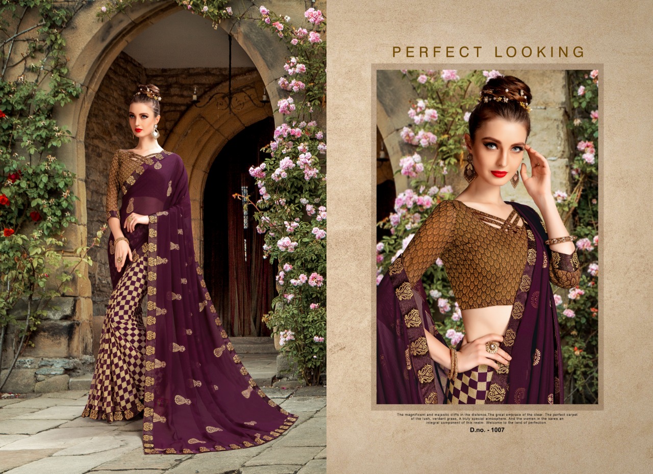 Mantra By Priya Paridhi 1001 To 1010 Series Indian Beautiful Stylish Fancy Colorful Traditional Wear & Ethnic Wear Collection Georgette Printed Sarees At Wholesale Price