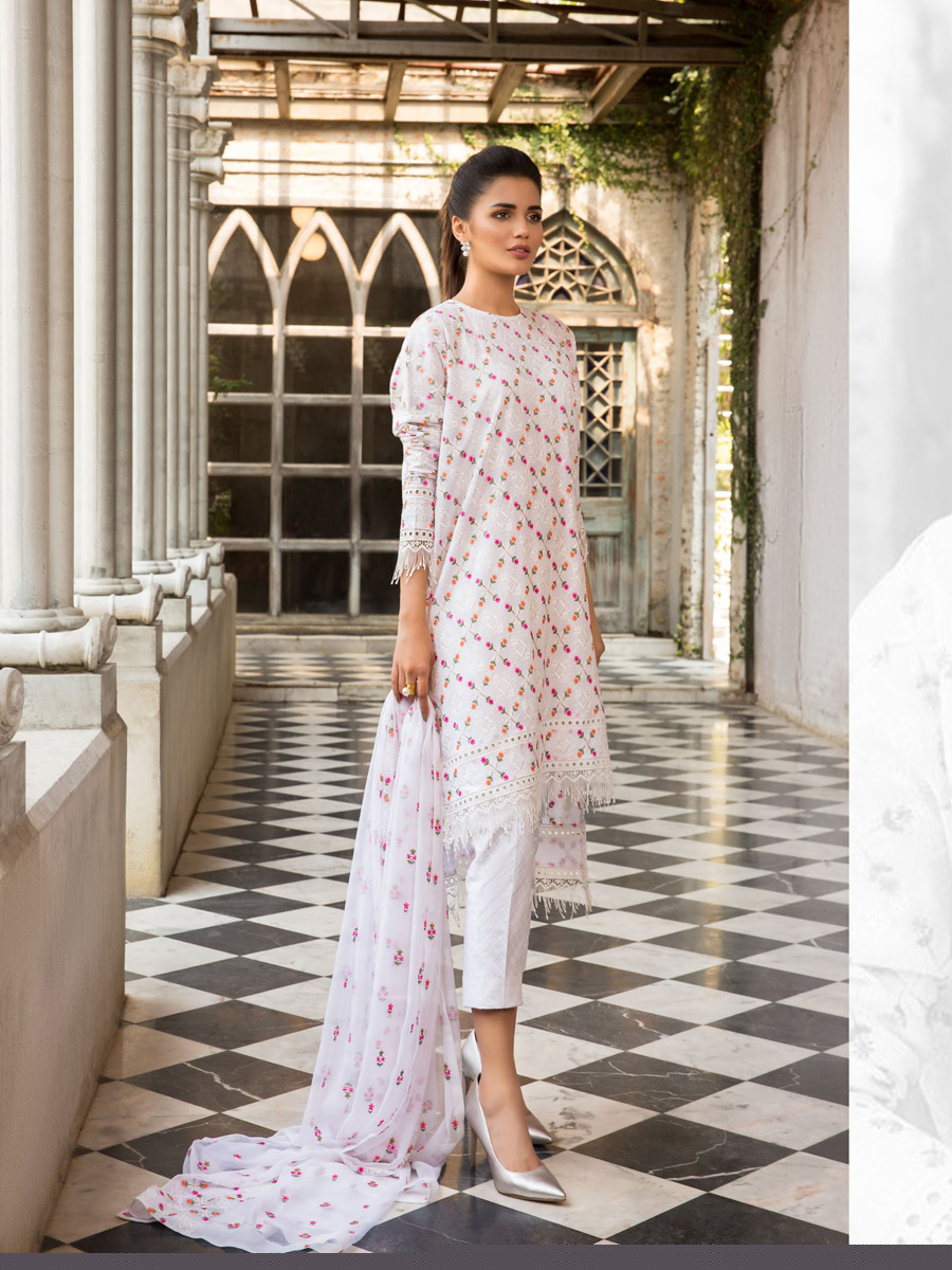 Maria Cotton Art Vol-2 By Gouri Fashion 2001 To 2006 Designer Pakistani Suits Collection Beautiful Stylish Fancy Colorful Party Wear & Occasional Wear Cambric Cotton With Embroidery Dresses At Wholesale Price