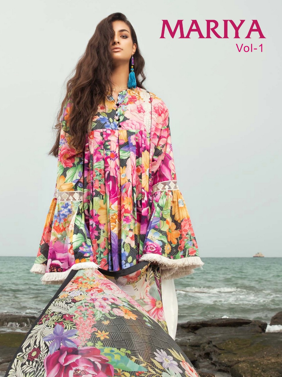 Mariya Vol-1 By Samaira Fashion 702 To 708 Series Beautiful Pakistani Suits Colorful Stylish Fancy Party Wear & Occasional Wear Pure Cotton Cambric Printed Dresses At Wholesale Price