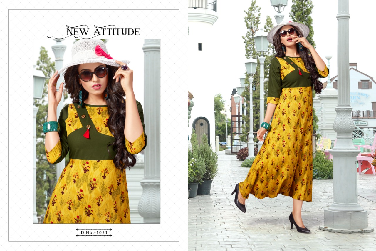 Marvella By Manya Designer 1025 To 1032 Series Beautiful Stylish Fancy Colorful Casual Wear & Ethnic Wear & Ready To Wear Rayon Printed Kurtis At Wholesale Price