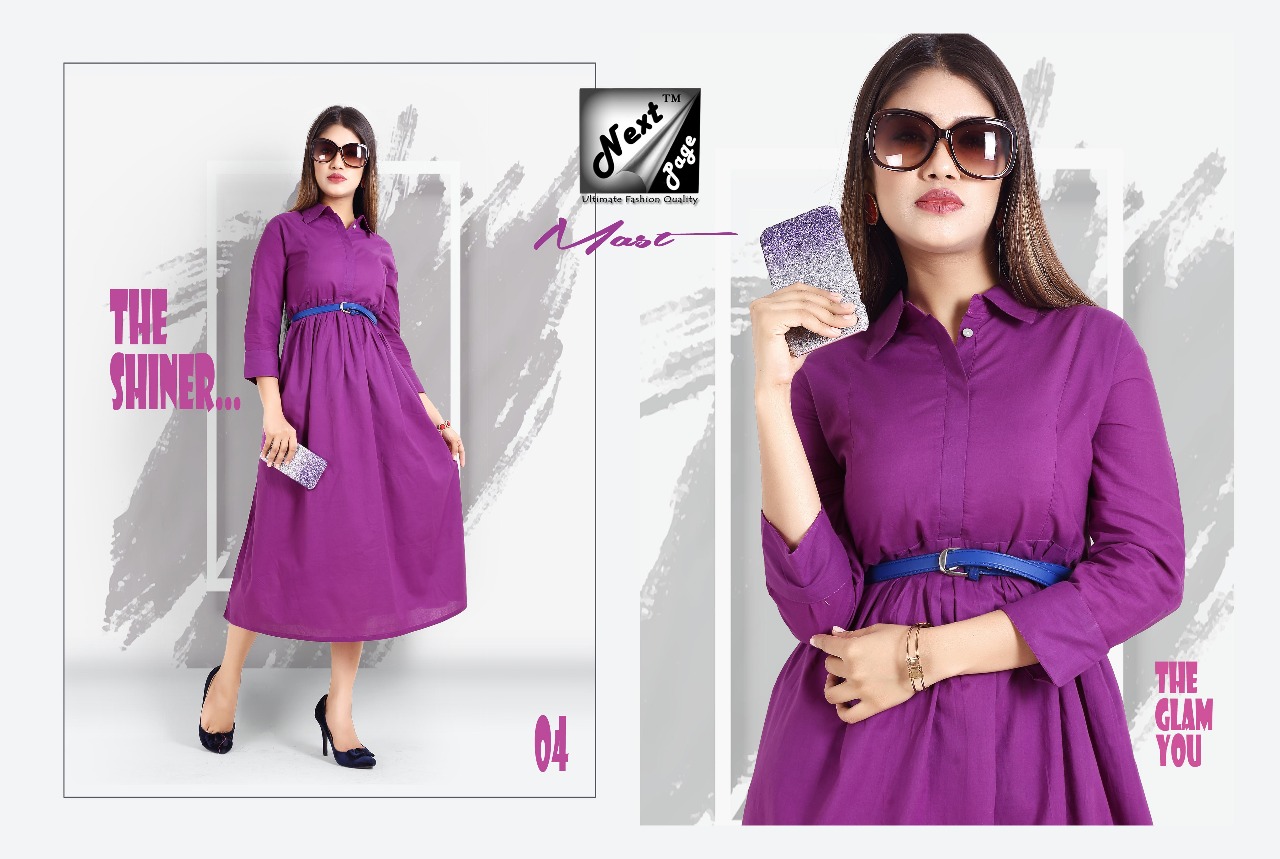 Mast By Next Page 01 To 10 Series Beautiful Colorful Stylish Fancy Casual Wear & Ethnic Wear & Ready To Wear Heavy Cotton Cambric Kurtis At Wholesale Price