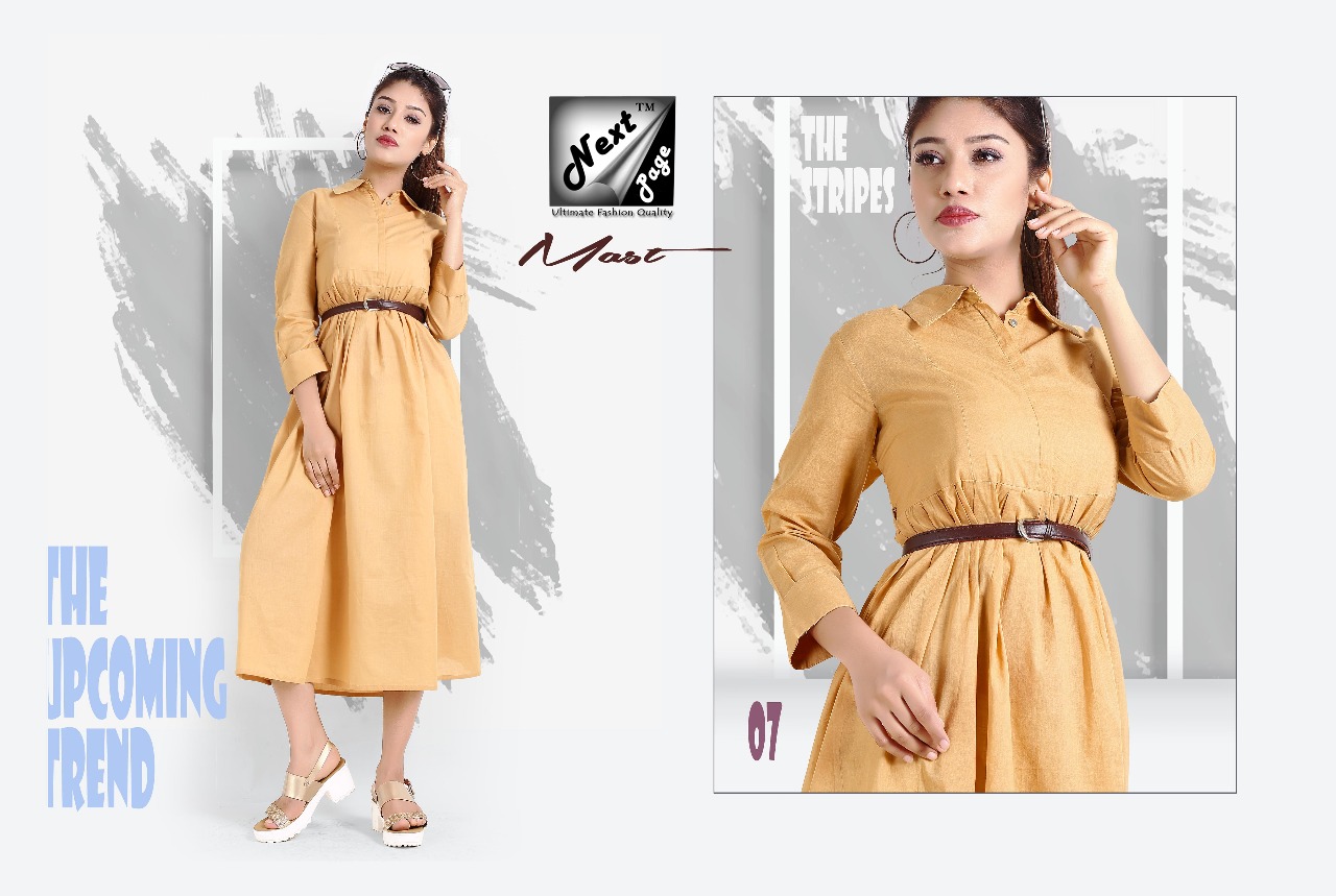 Mast By Next Page 01 To 10 Series Beautiful Colorful Stylish Fancy Casual Wear & Ethnic Wear & Ready To Wear Heavy Cotton Cambric Kurtis At Wholesale Price