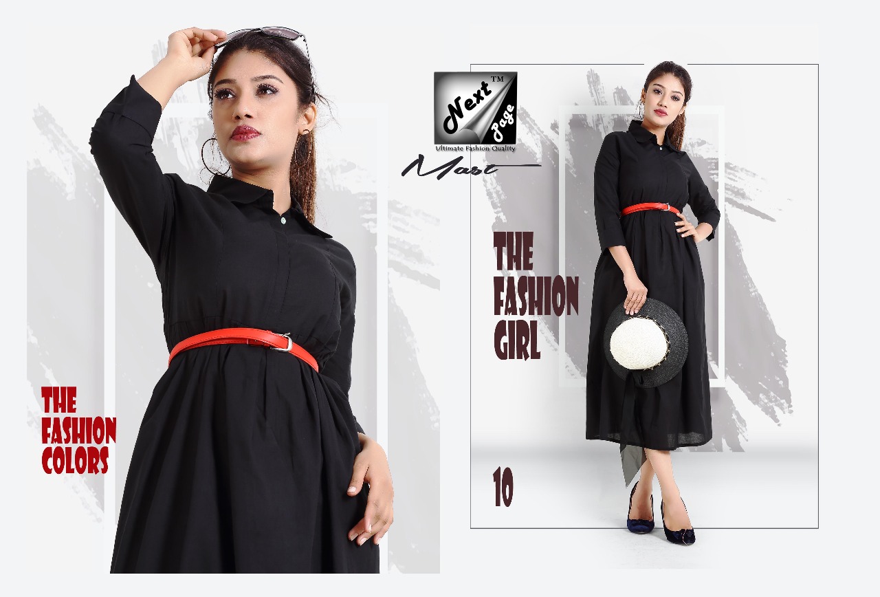 Mast By Next Page 01 To 10 Series Beautiful Colorful Stylish Fancy Casual Wear & Ethnic Wear & Ready To Wear Heavy Cotton Cambric Kurtis At Wholesale Price