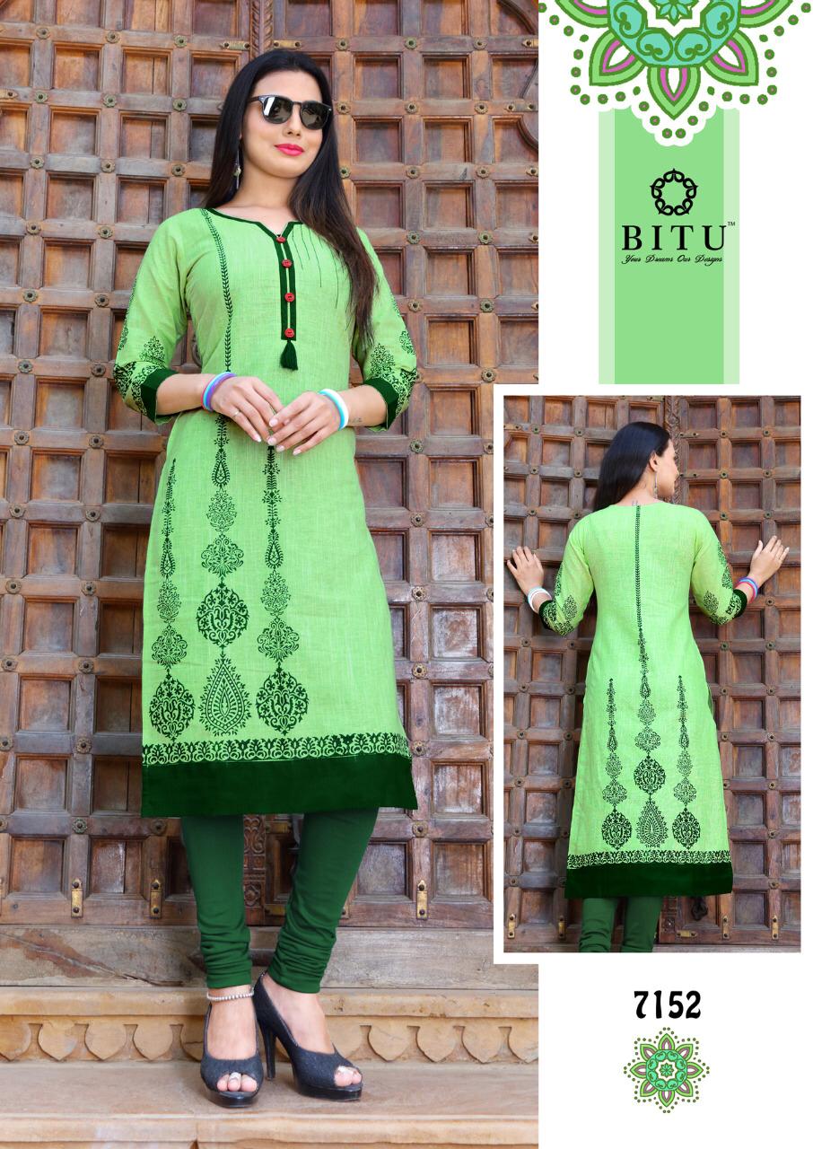 Mastani By Bitu 7147 To 7154 Series Beautiful Stylish Fancy Colorful Casual Wear & Ethnic Wear & Ready To Wear Rayon Khadi Printed Kurtis At Wholesale Price