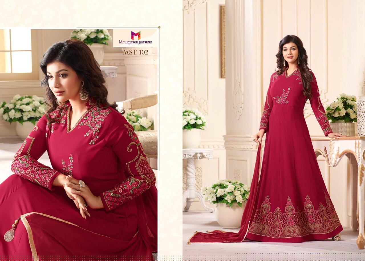 Mastani By Fida 101 To 104 Series Designer Wedding Collection Suits Colorful Fancy Beautiful Stylish Party Wear & Occasional Wear Georgette Embroidered Dresses At Wholesale Price