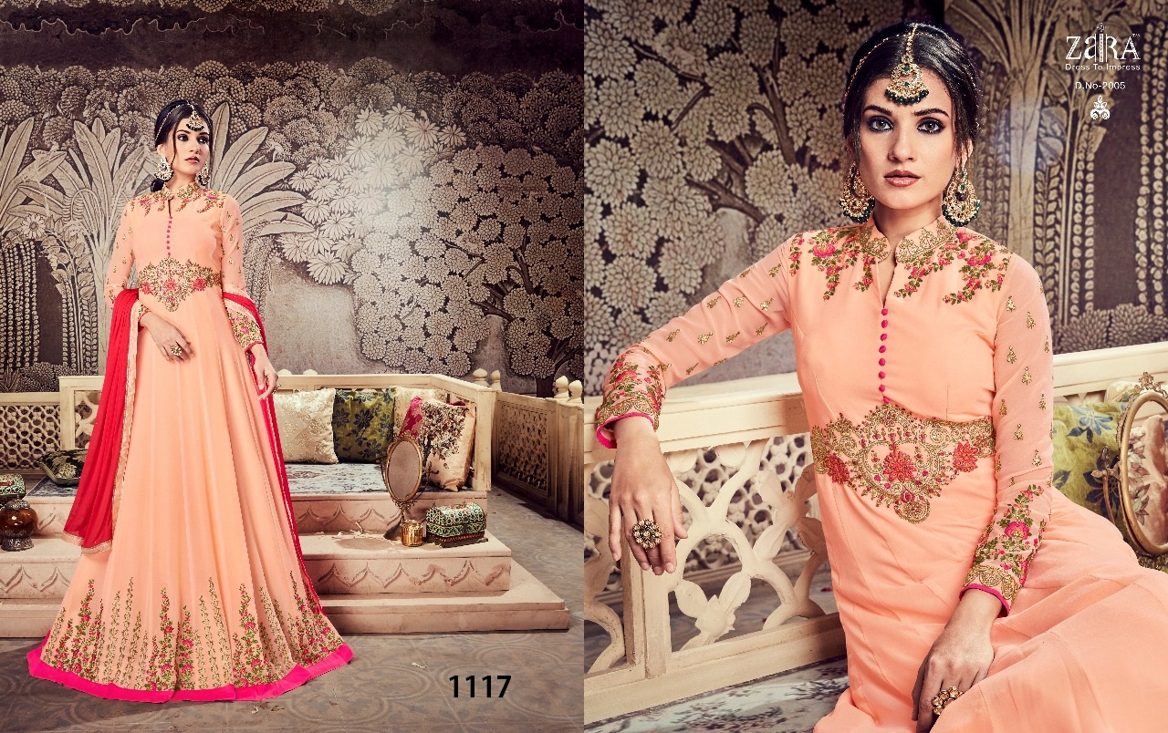 Mastani Hit Designs By Zaira Designer Bridal Wear Suits Beautiful Fancy Colorful Party Wear & Occasional Wear Georgette Embroidered Dresses At Wholesale Price