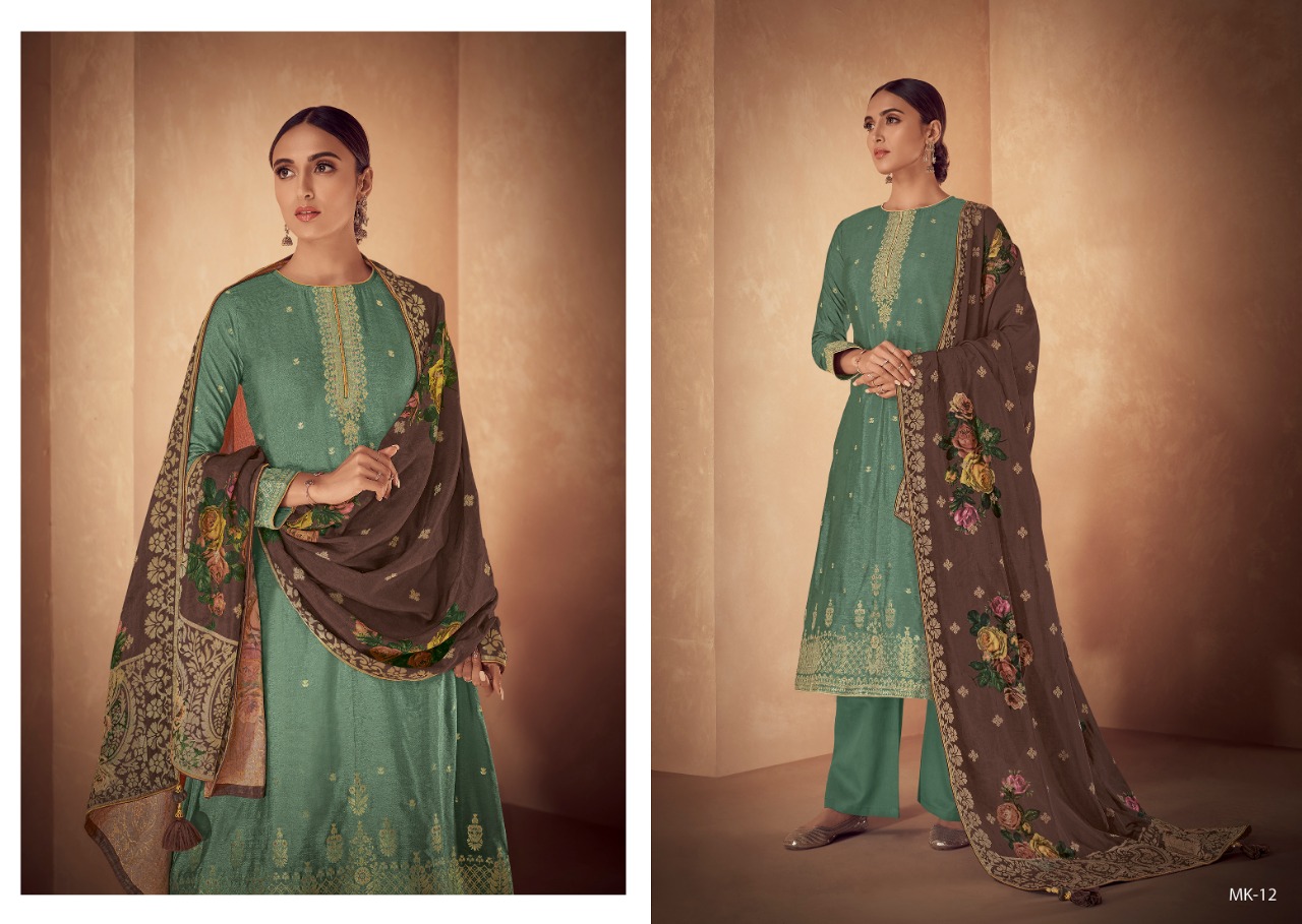 Meenakari By Varsha Fashion 11 To 18 Series Designer Collection Beautiful Stylish Fancy Colorful Party Wear & Occasional Wear Pure Cotton Silk Meenakari Dresses At Wholesale Price