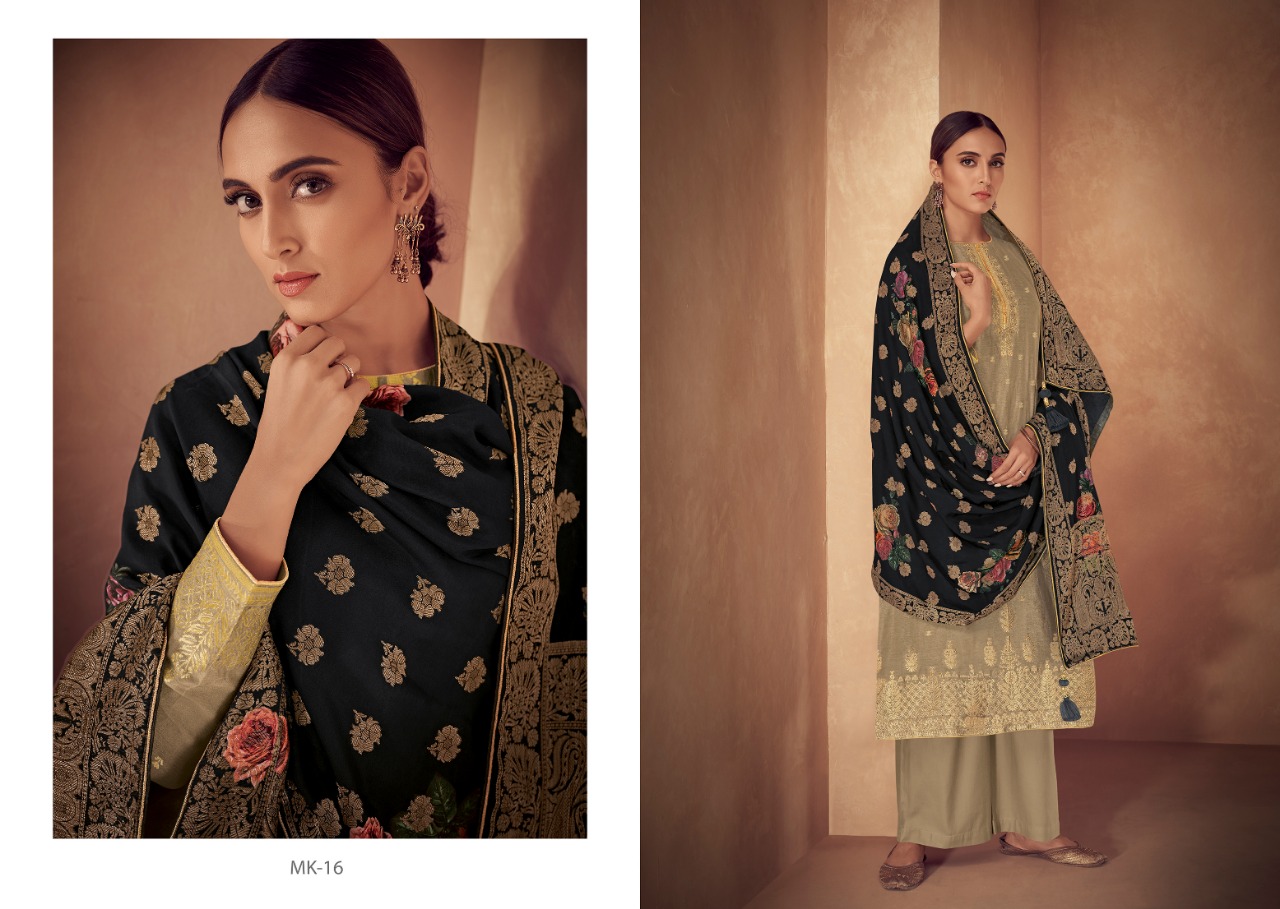 Meenakari By Varsha Fashion 11 To 18 Series Designer Collection Beautiful Stylish Fancy Colorful Party Wear & Occasional Wear Pure Cotton Silk Meenakari Dresses At Wholesale Price