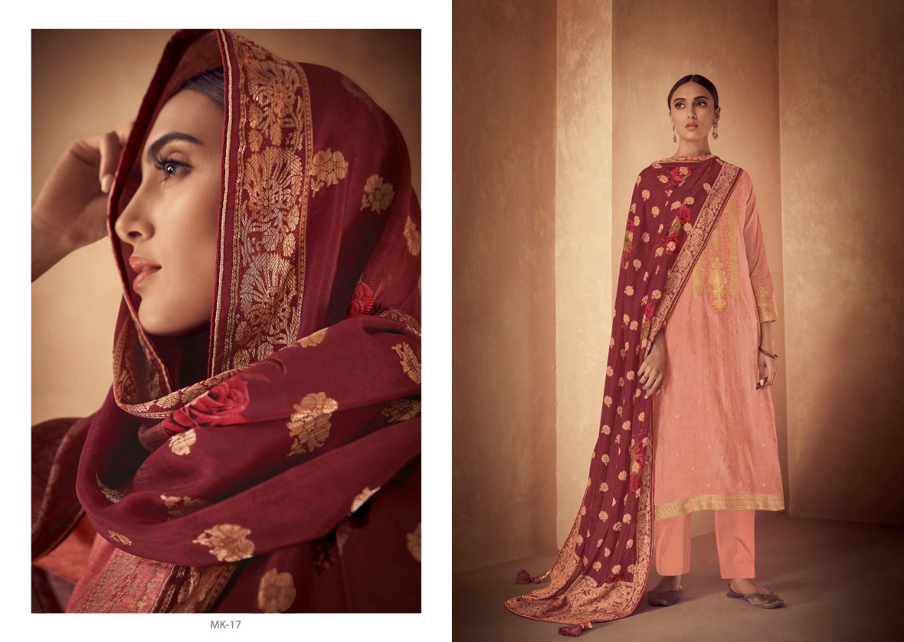 Meenakari By Varsha Fashion 11 To 18 Series Designer Collection Beautiful Stylish Fancy Colorful Party Wear & Occasional Wear Pure Cotton Silk Meenakari Dresses At Wholesale Price