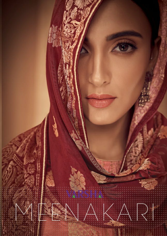 Meenakari By Varsha Fashion 11 To 18 Series Designer Collection Beautiful Stylish Fancy Colorful Party Wear & Occasional Wear Pure Cotton Silk Meenakari Dresses At Wholesale Price
