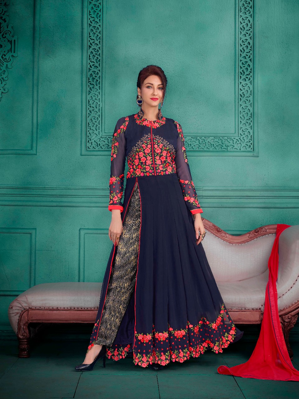 Mehak 28001 Series By Mehak 28001 To 28008 Series Designer Wedding Collection Beautiful Stylish Fancy Colorful Party Wear & Occasional Wear Georgette Embroidered Dresses At Wholesale Price