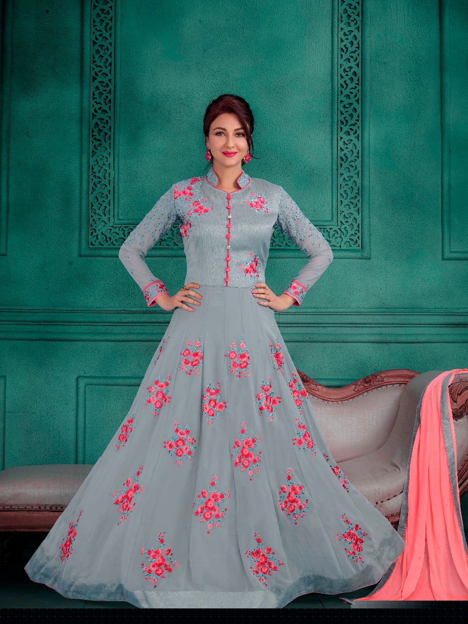 Mehak 28001 Series By Mehak 28001 To 28008 Series Designer Wedding Collection Beautiful Stylish Fancy Colorful Party Wear & Occasional Wear Georgette Embroidered Dresses At Wholesale Price