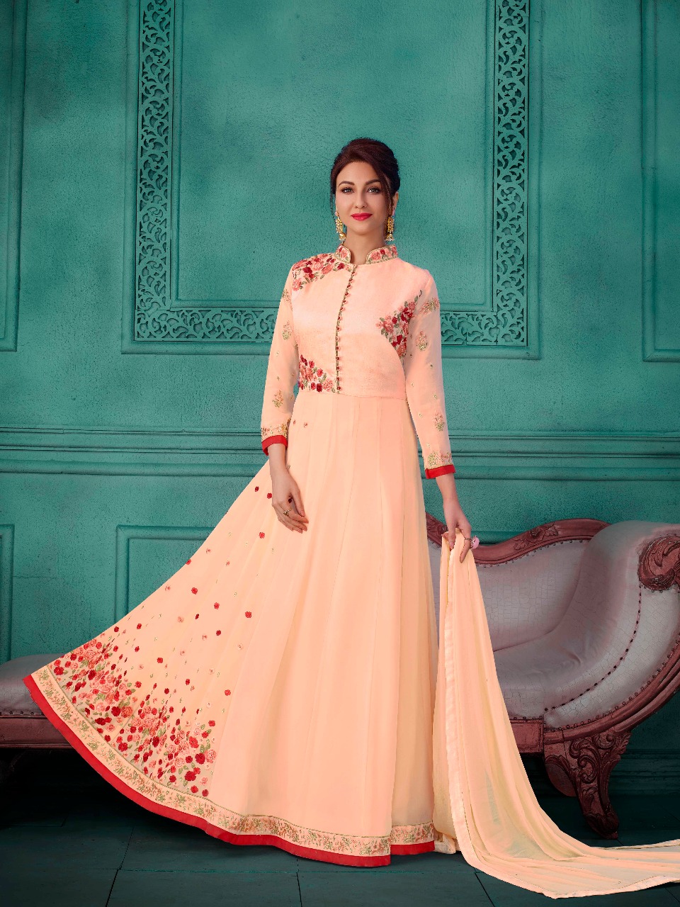 Mehak 28001 Series By Mehak 28001 To 28008 Series Designer Wedding Collection Beautiful Stylish Fancy Colorful Party Wear & Occasional Wear Georgette Embroidered Dresses At Wholesale Price