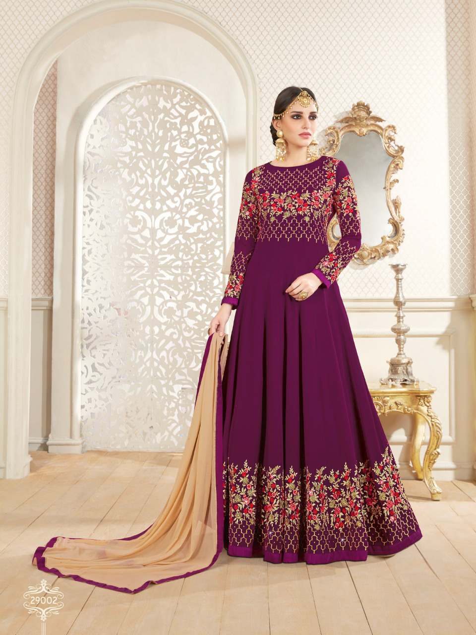 Mehak 29000 Series By Mehak 29001 To 29008 Series Designer Bridal Wear Suits Collection Beautiful Stylish Fancy Colorful Party Wear & Occasional Wear Georgette Embroidered Dresses At Wholesale Price