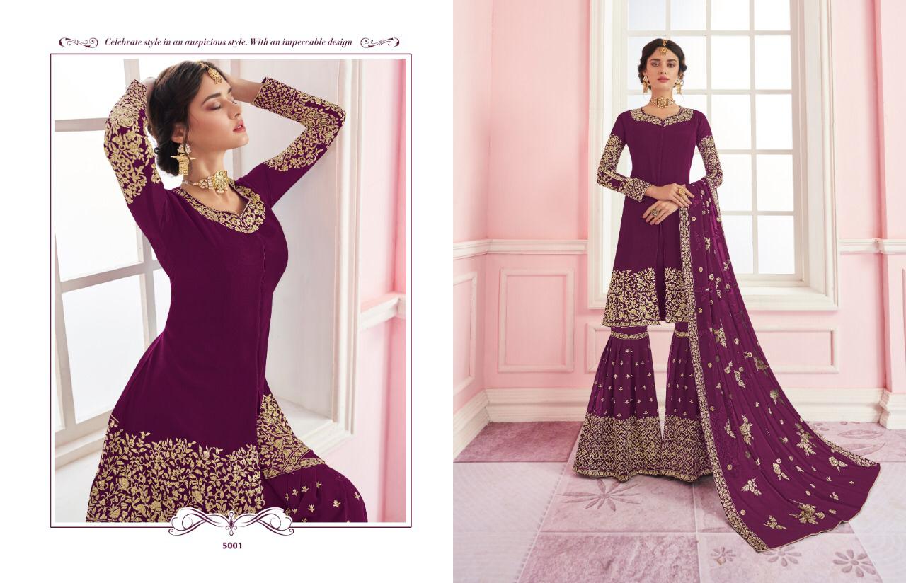 Mehandi Vol-5 By Utsav Suits 5001 To 5004 Series Designer Suits Beautiful Stylish Fancy Colorful Party Wear & Occasional Wear Georgette Embroidered Dresses At Wholesale Price