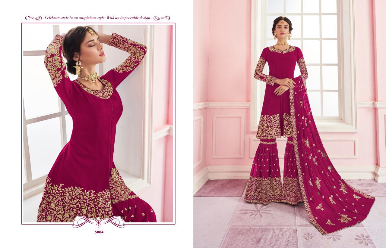Mehandi Vol-5 By Utsav Suits 5001 To 5004 Series Designer Suits Beautiful Stylish Fancy Colorful Party Wear & Occasional Wear Georgette Embroidered Dresses At Wholesale Price