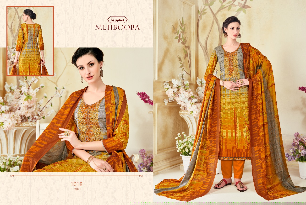 Mehbooba By Sagar 1013 To 1022 Series Stylish Colorful Fancy Beautiful Party Wear Casual Wear & Ethnic Wear Collection Cambric Cotton Dresses At Wholesale Price