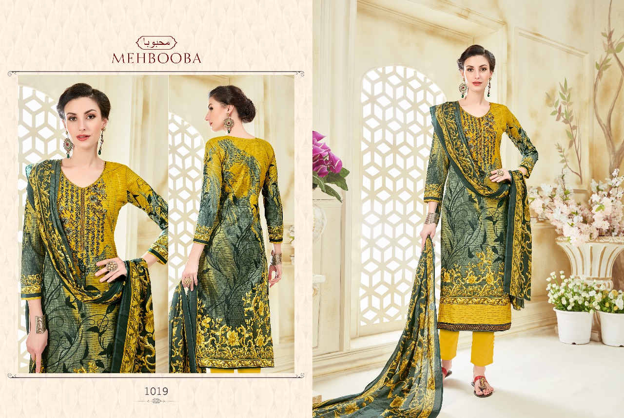 Mehbooba By Sagar 1013 To 1022 Series Stylish Colorful Fancy Beautiful Party Wear Casual Wear & Ethnic Wear Collection Cambric Cotton Dresses At Wholesale Price