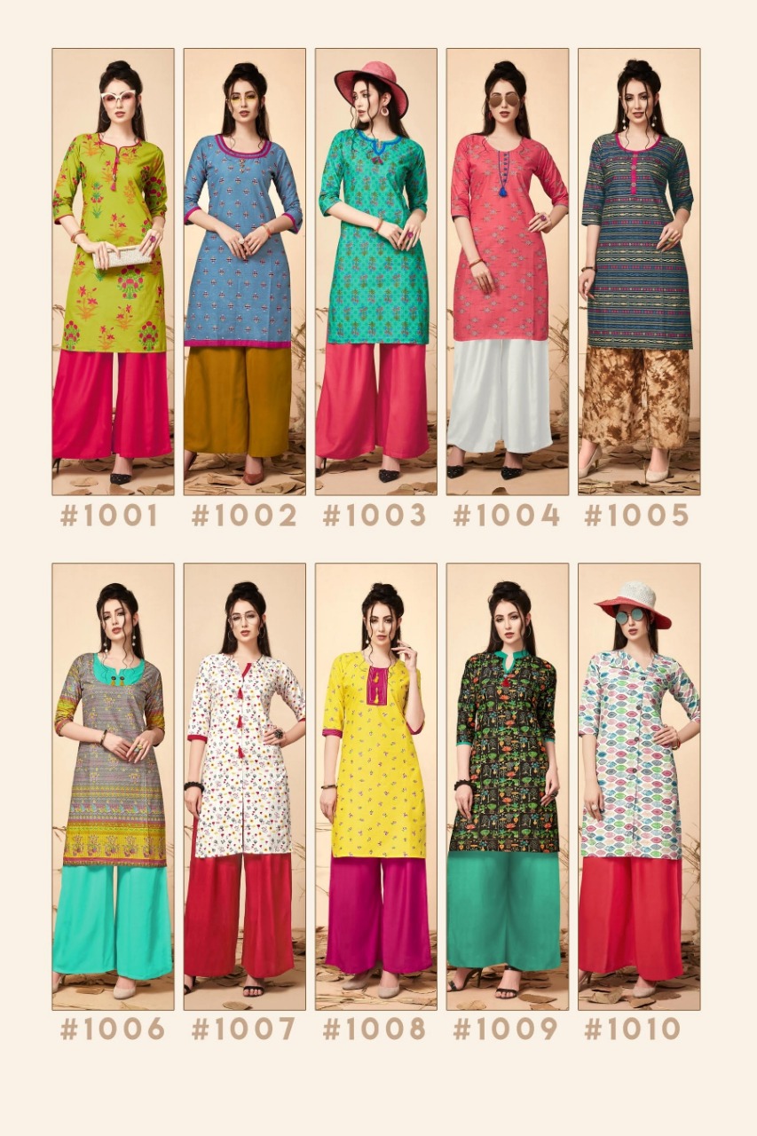 Melania Vol-1 By Manisha Fashion 1001 To 1010 Series Beautiful Colorful Stylish Fancy Casual Wear & Ethnic Wear & Ready To Wear Lawn Cotton Kurtis At Wholesale Price