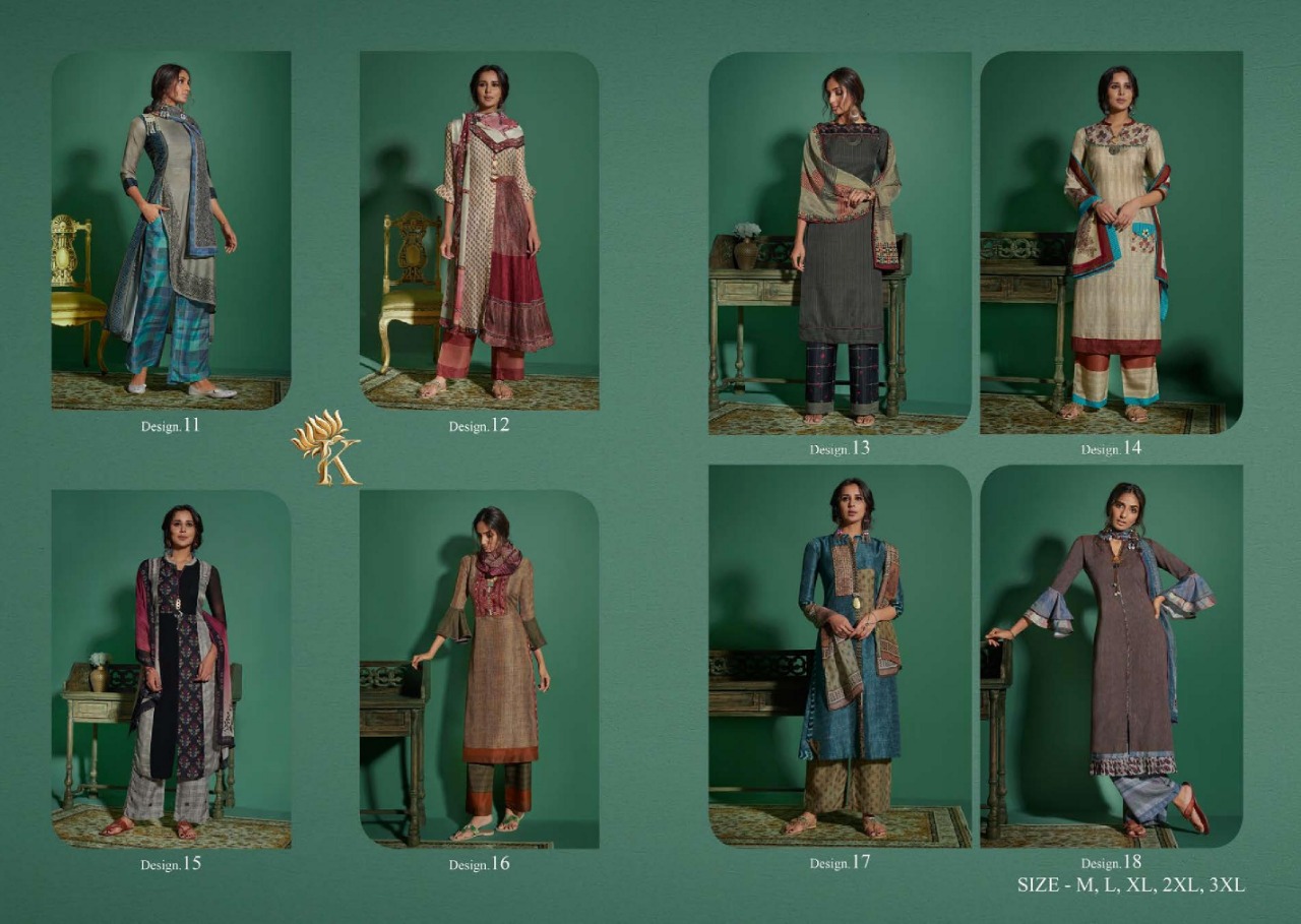 Meraki By Krsna 11 To 18 Designer Suits Collection Beautiful Stylish Fancy Colorful Party Wear & Occasional Wear Real Fancy Dresses At Wholesale Price