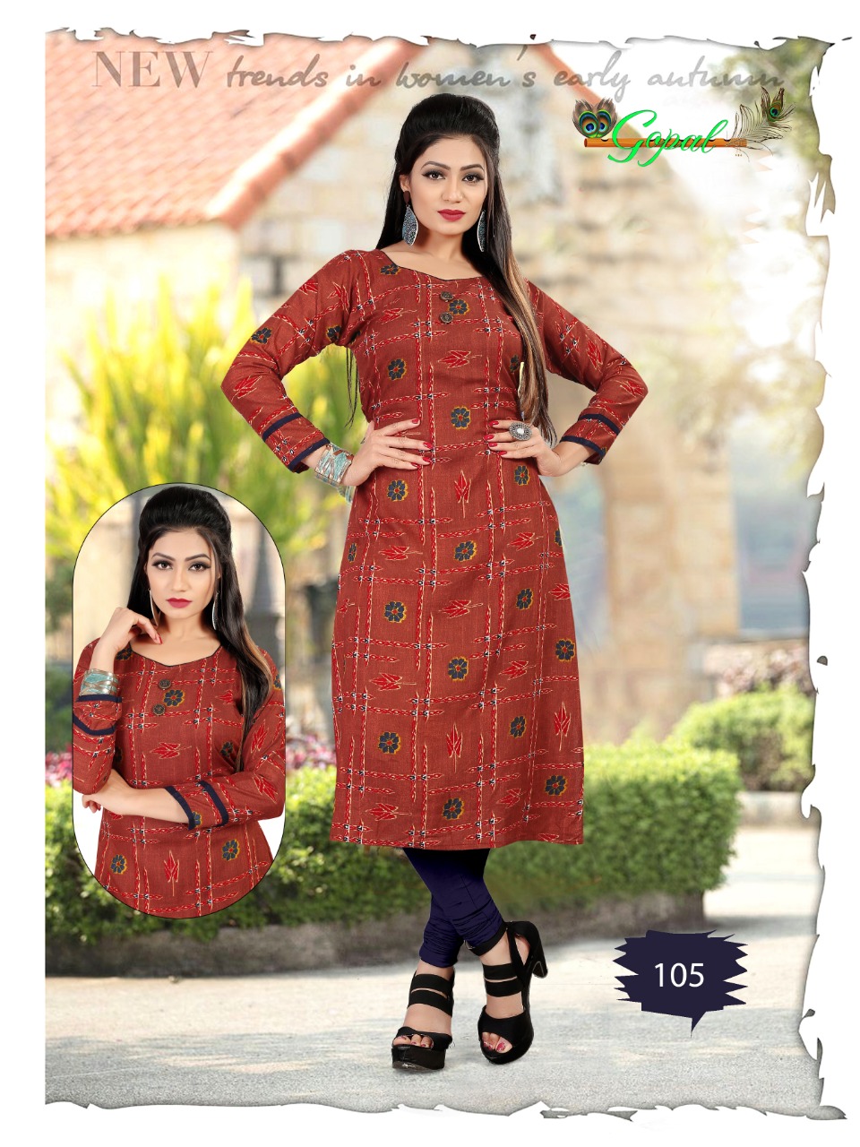 Messy Vol-1 By Gopal 101 To 108 Series Stylish Fancy Beautiful Colorful Casual Wear & Ethnic Wear Heavy Rayon Print Kurtis At Wholesale Price