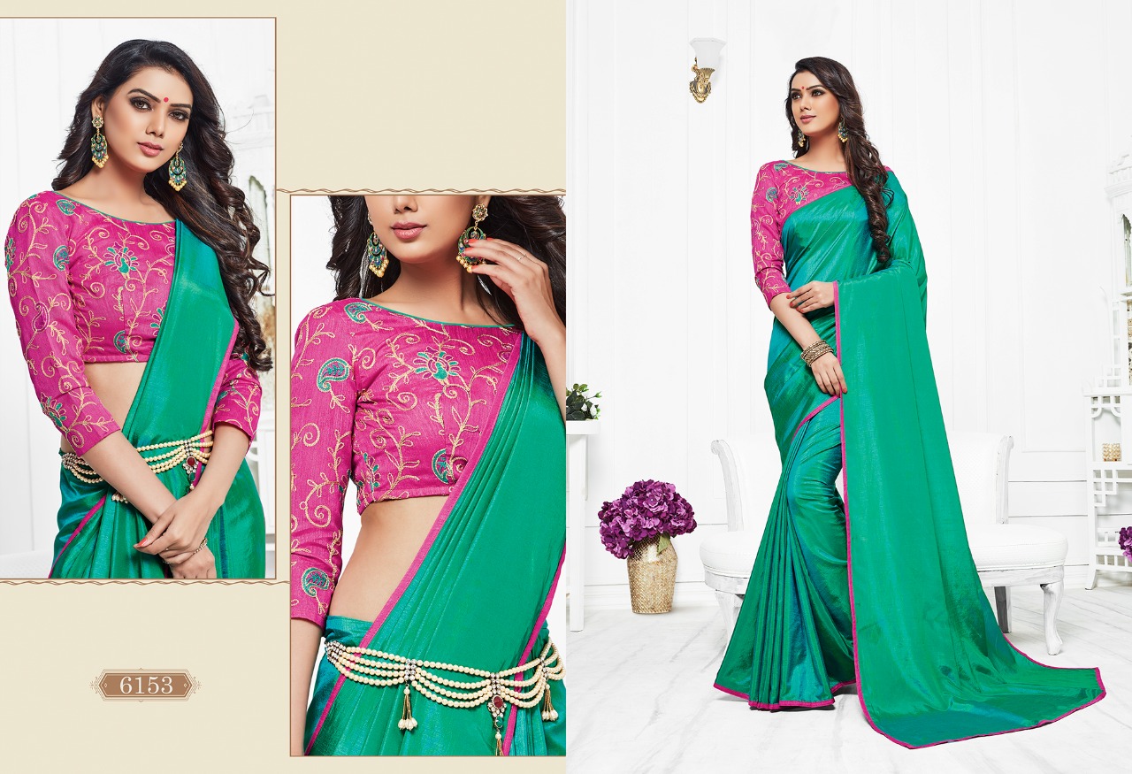 Michelin By Varsiddhi 6151 To 6159 Series Designer Indian Traditional Wear Beautiful Stylish Fancy Colorful Party Wear & Occasional Wear Sana Silk Sarees At Wholesale Price