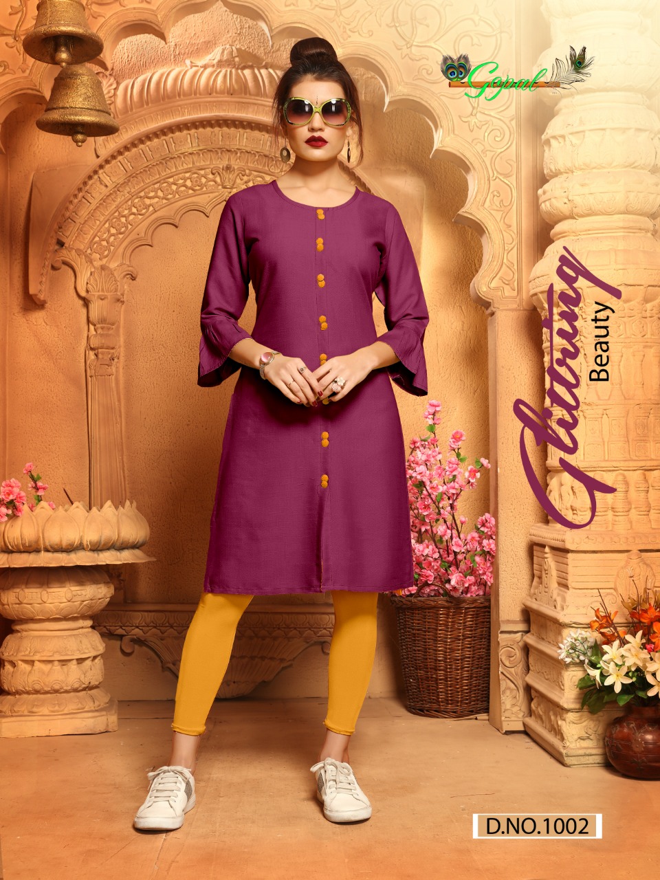 Milky Vol-1 By Gopal 1001 To 1008 Series Stylish Fancy Beautiful Colorful Casual Wear & Ethnic Wear Two Tone Rayon Print Kurtis At Wholesale Price