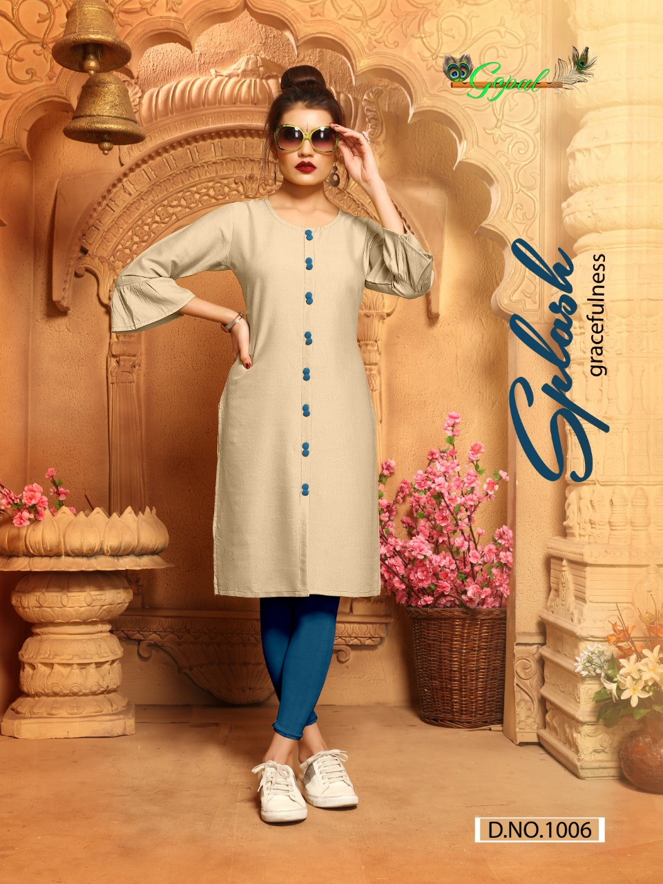 Milky Vol-1 By Gopal 1001 To 1008 Series Stylish Fancy Beautiful Colorful Casual Wear & Ethnic Wear Two Tone Rayon Print Kurtis At Wholesale Price