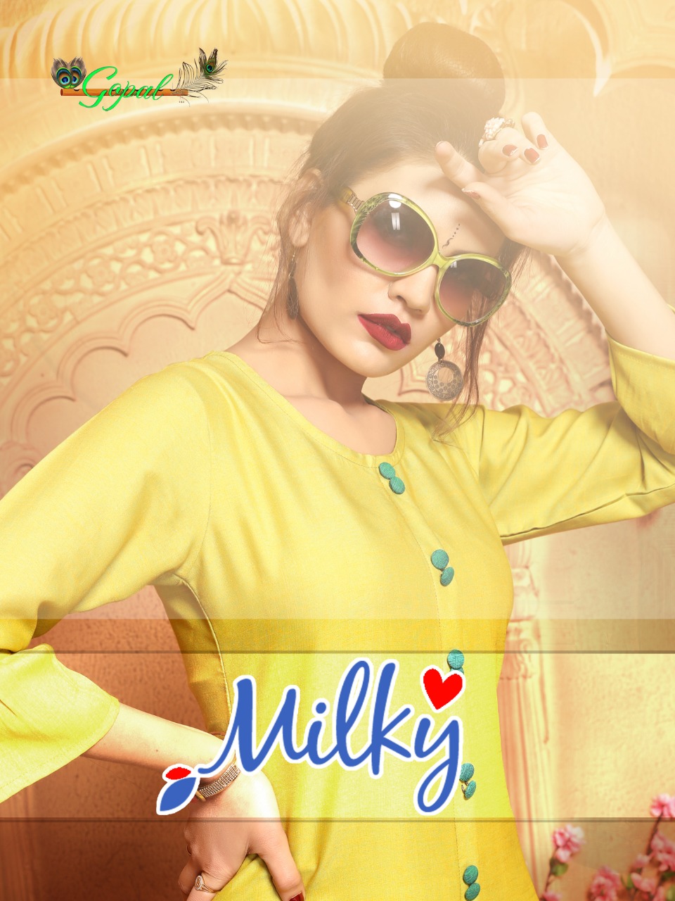 Milky Vol-1 By Gopal 1001 To 1008 Series Stylish Fancy Beautiful Colorful Casual Wear & Ethnic Wear Two Tone Rayon Print Kurtis At Wholesale Price