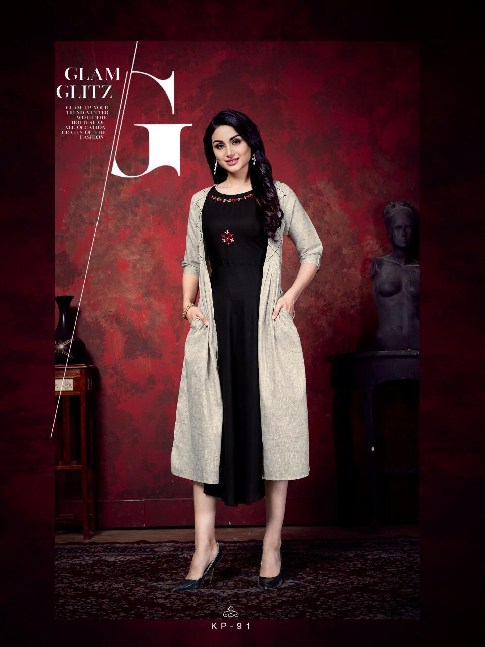 Milky Koi By Krisha Wear Collection Beautiful Stylish Fancy Colorful Party Wear & Occasional Wear Handloom Cotton And Rayon Slub Kurtis At Wholesale Price