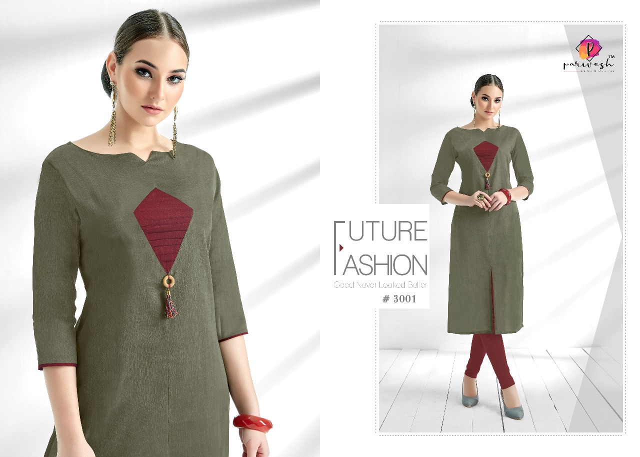 Minerva By Modesi 3001 To 3008 Series Beautiful Stylish Fancy Colorful Casual Wear & Ethnic Wear Collection Rayon Kurtis At Wholesale Price