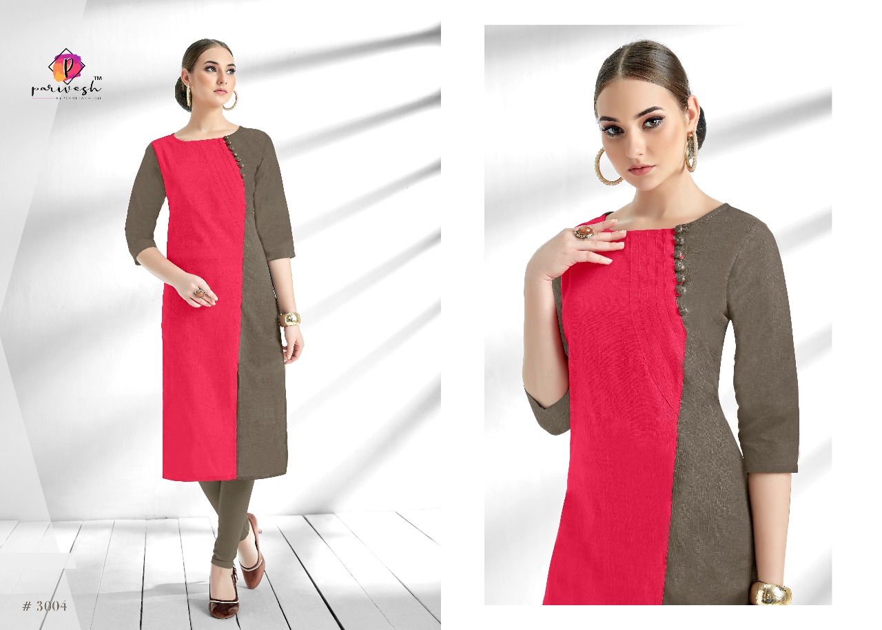 Minerva By Modesi 3001 To 3008 Series Beautiful Stylish Fancy Colorful Casual Wear & Ethnic Wear Collection Rayon Kurtis At Wholesale Price