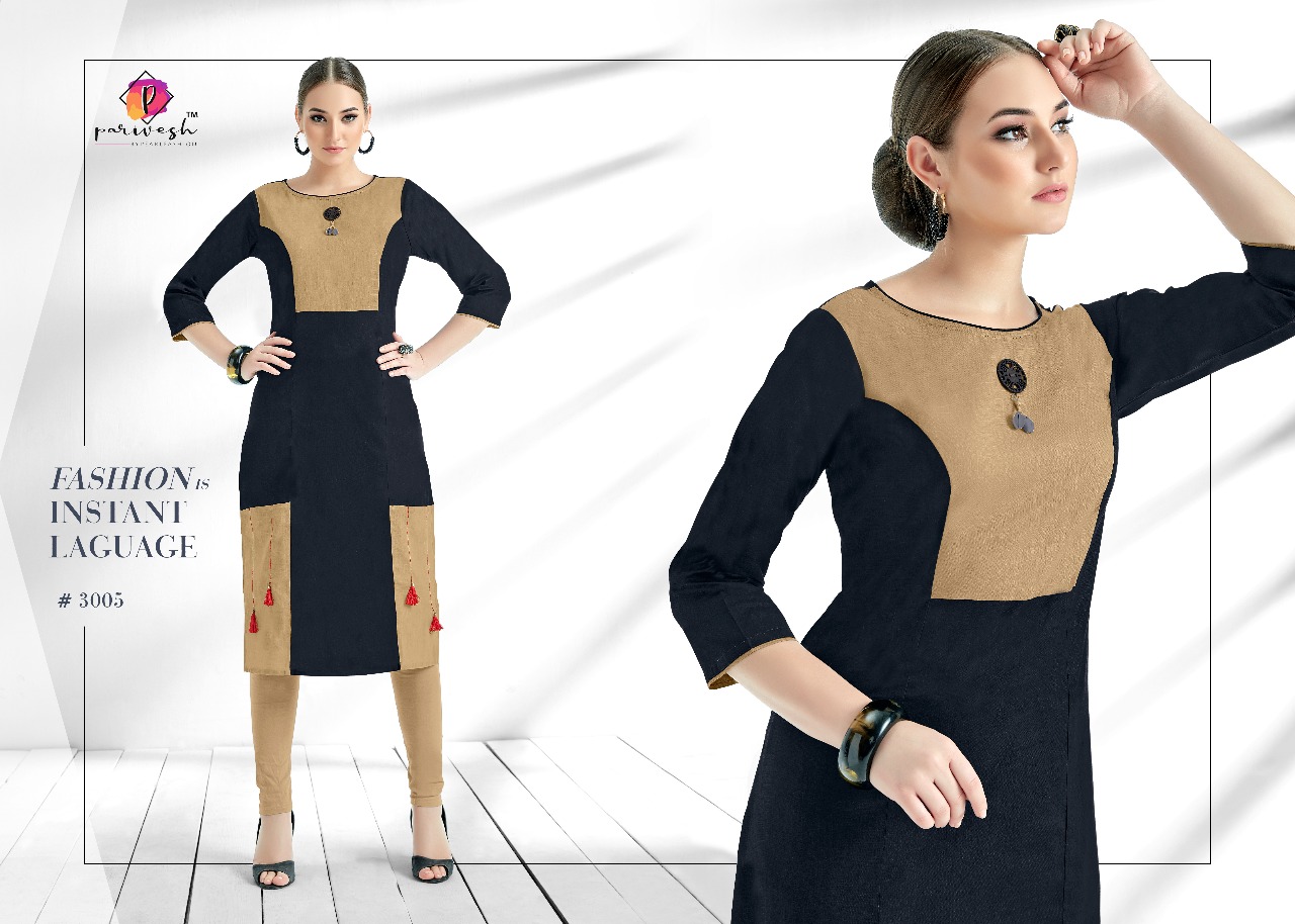 Minerva By Modesi 3001 To 3008 Series Beautiful Stylish Fancy Colorful Casual Wear & Ethnic Wear Collection Rayon Kurtis At Wholesale Price