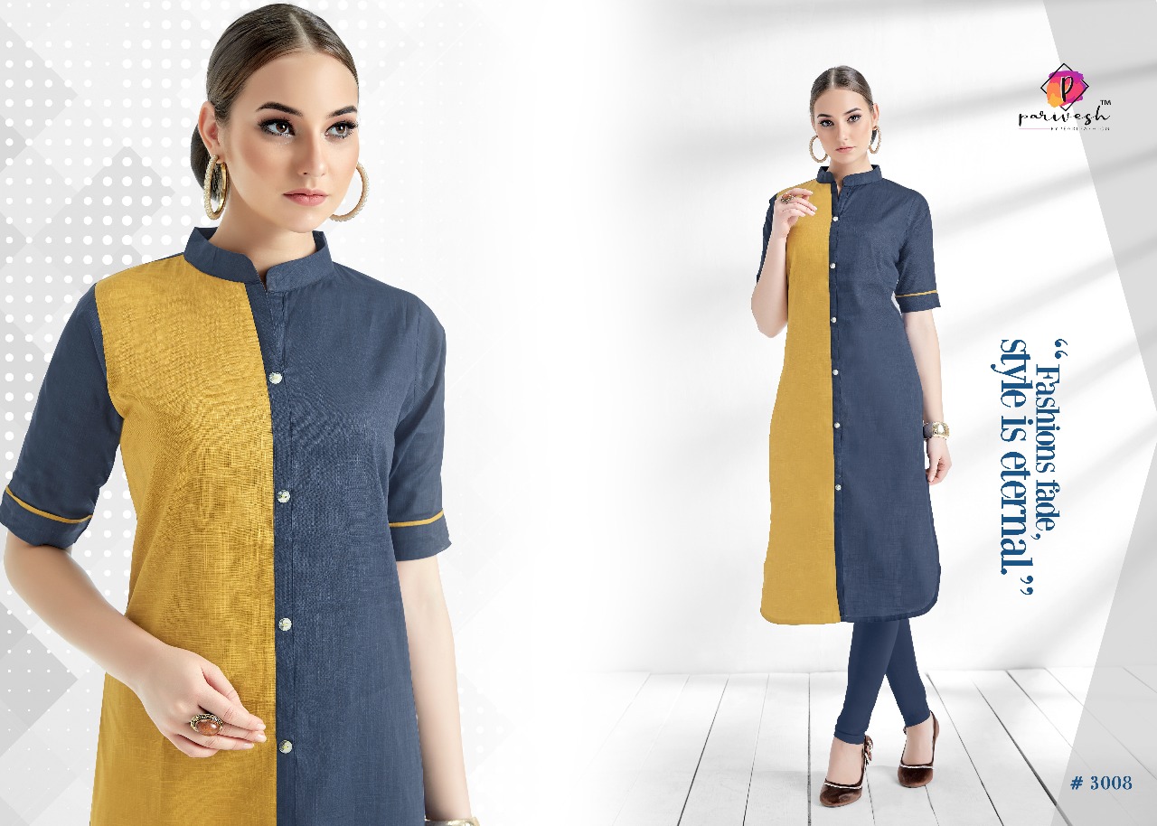 Minerva By Modesi 3001 To 3008 Series Beautiful Stylish Fancy Colorful Casual Wear & Ethnic Wear Collection Rayon Kurtis At Wholesale Price