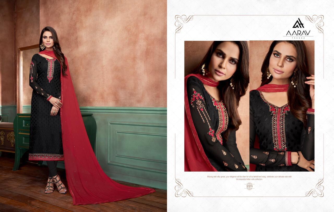 Miracle Brasso Vol-3 By Aarav Trendz 219 To 226 Series Designer Suits Beautiful Stylish Fancy Colorful Party Wear & Occasional Wear Brasso Embroidered Dresses At Wholesale Price