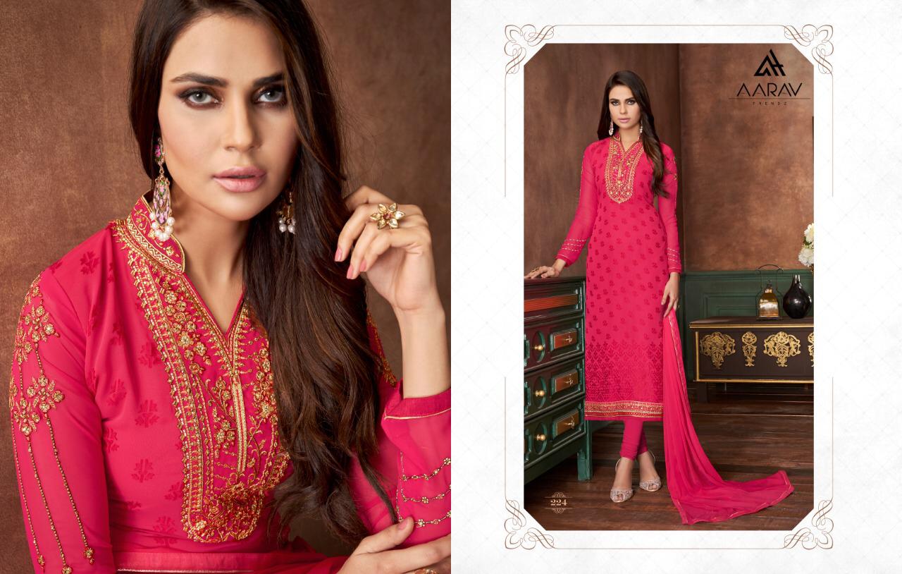 Miracle Brasso Vol-3 By Aarav Trendz 219 To 226 Series Designer Suits Beautiful Stylish Fancy Colorful Party Wear & Occasional Wear Brasso Embroidered Dresses At Wholesale Price