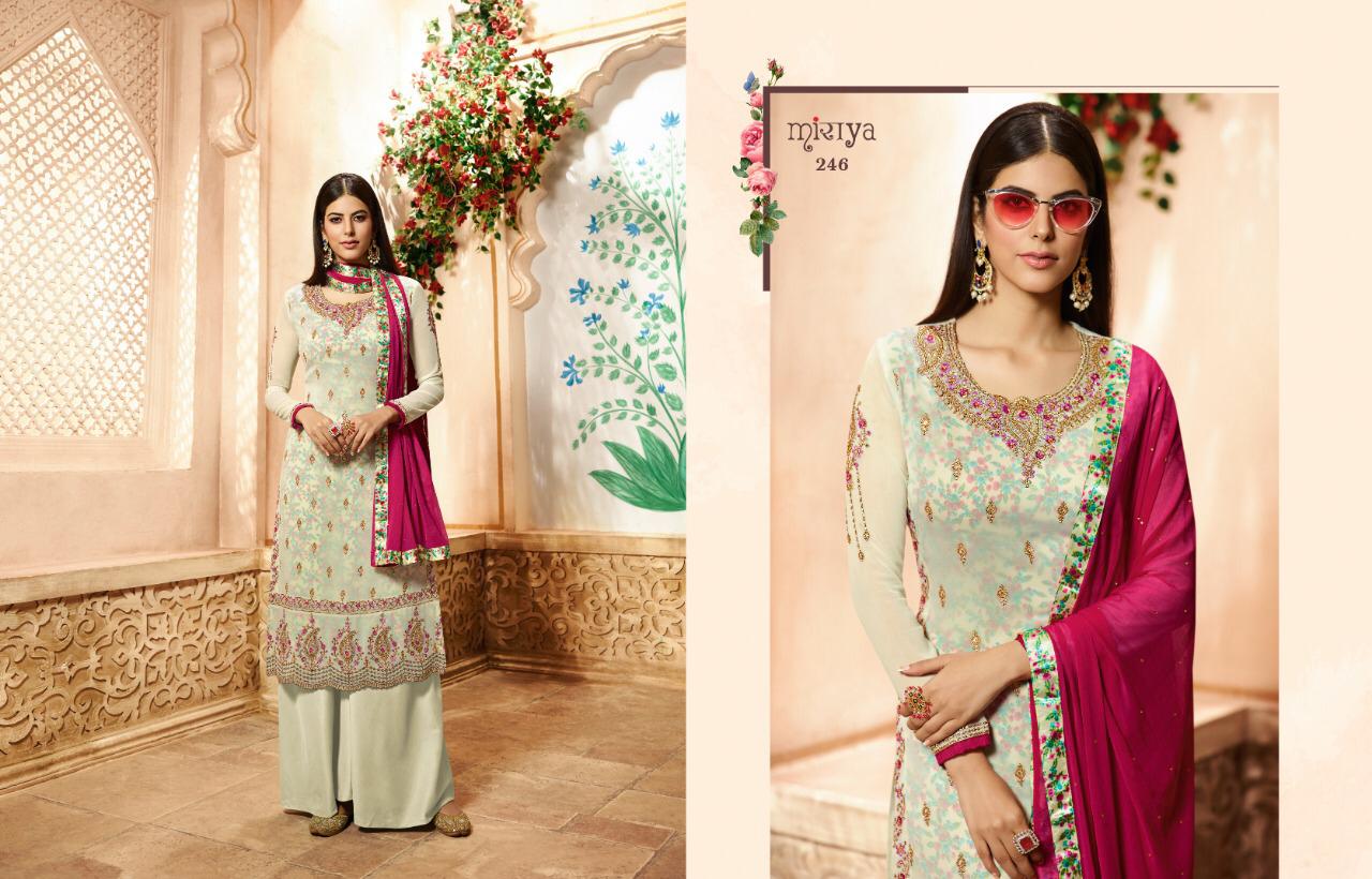 Miraya Vol-3 By Aarav Trendz 245 To 252 Series Beautiful Sharara Suits Stylish Fancy Colorful Ethnic Wear & Party Wear Real Georgette Embroidery Dresses At Wholesale Price