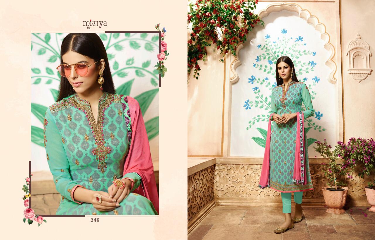 Miraya Vol-3 By Aarav Trendz 245 To 252 Series Beautiful Sharara Suits Stylish Fancy Colorful Ethnic Wear & Party Wear Real Georgette Embroidery  Dresses At Wholesale Price