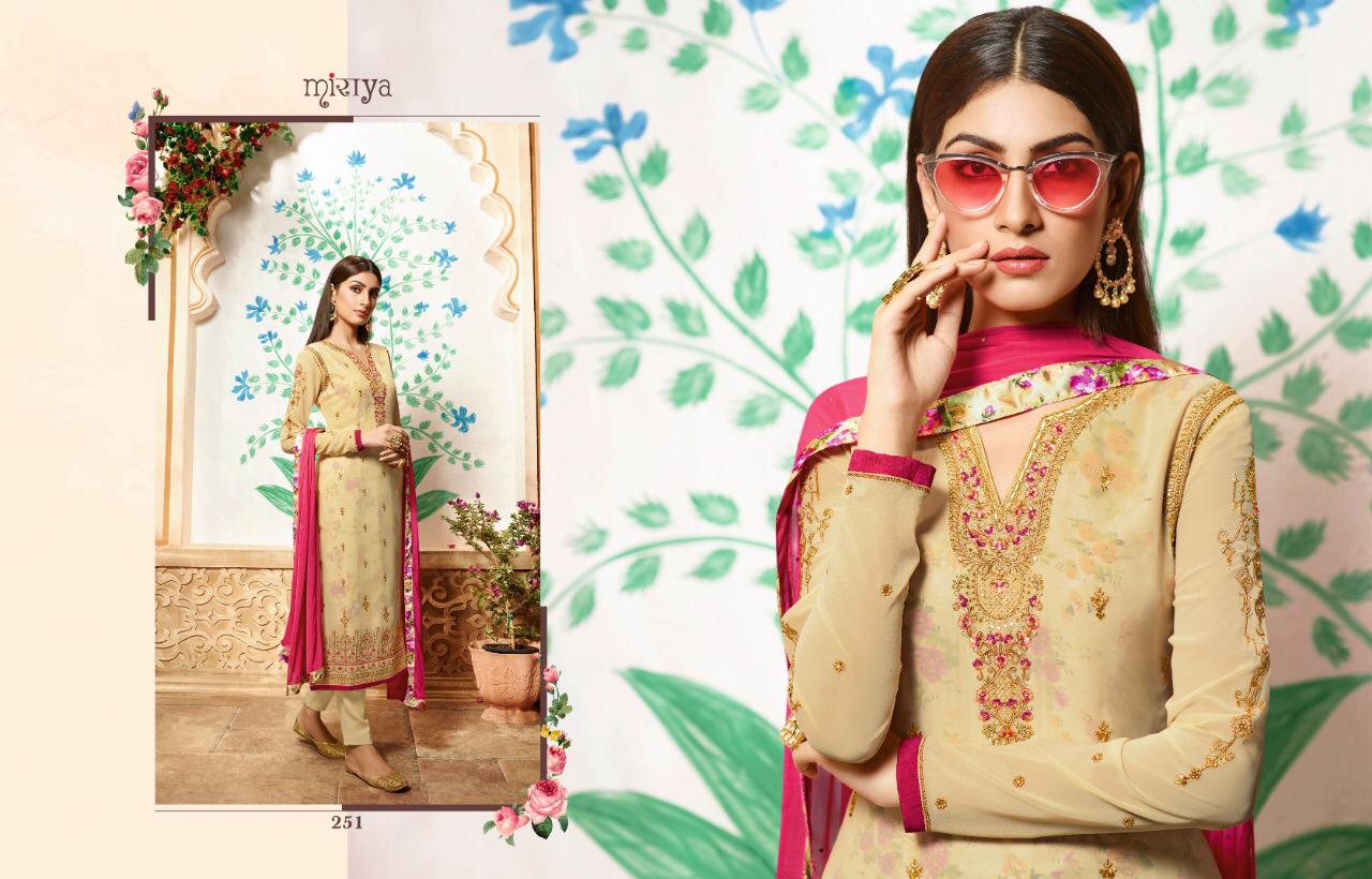 Miraya Vol-3 By Aarav Trendz 245 To 252 Series Beautiful Sharara Suits Stylish Fancy Colorful Ethnic Wear & Party Wear Real Georgette Embroidery Dresses At Wholesale Price