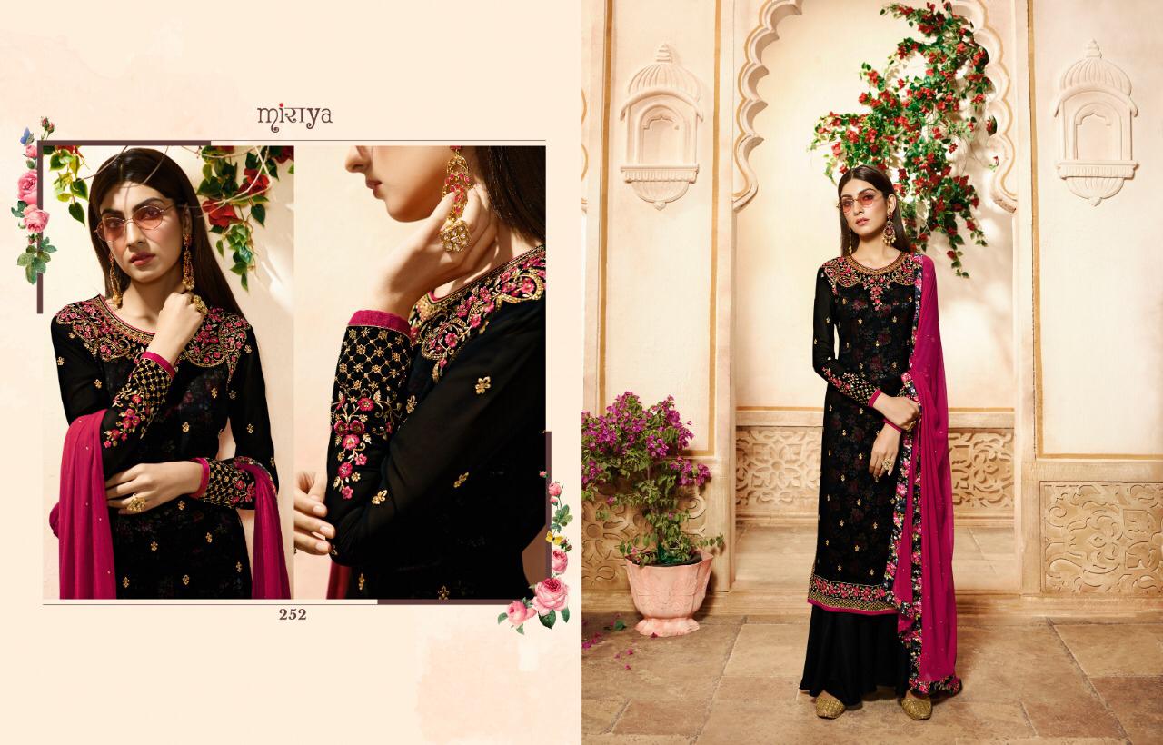 Miraya Vol-3 By Aarav Trendz 245 To 252 Series Beautiful Sharara Suits Stylish Fancy Colorful Ethnic Wear & Party Wear Real Georgette Embroidery Dresses At Wholesale Price