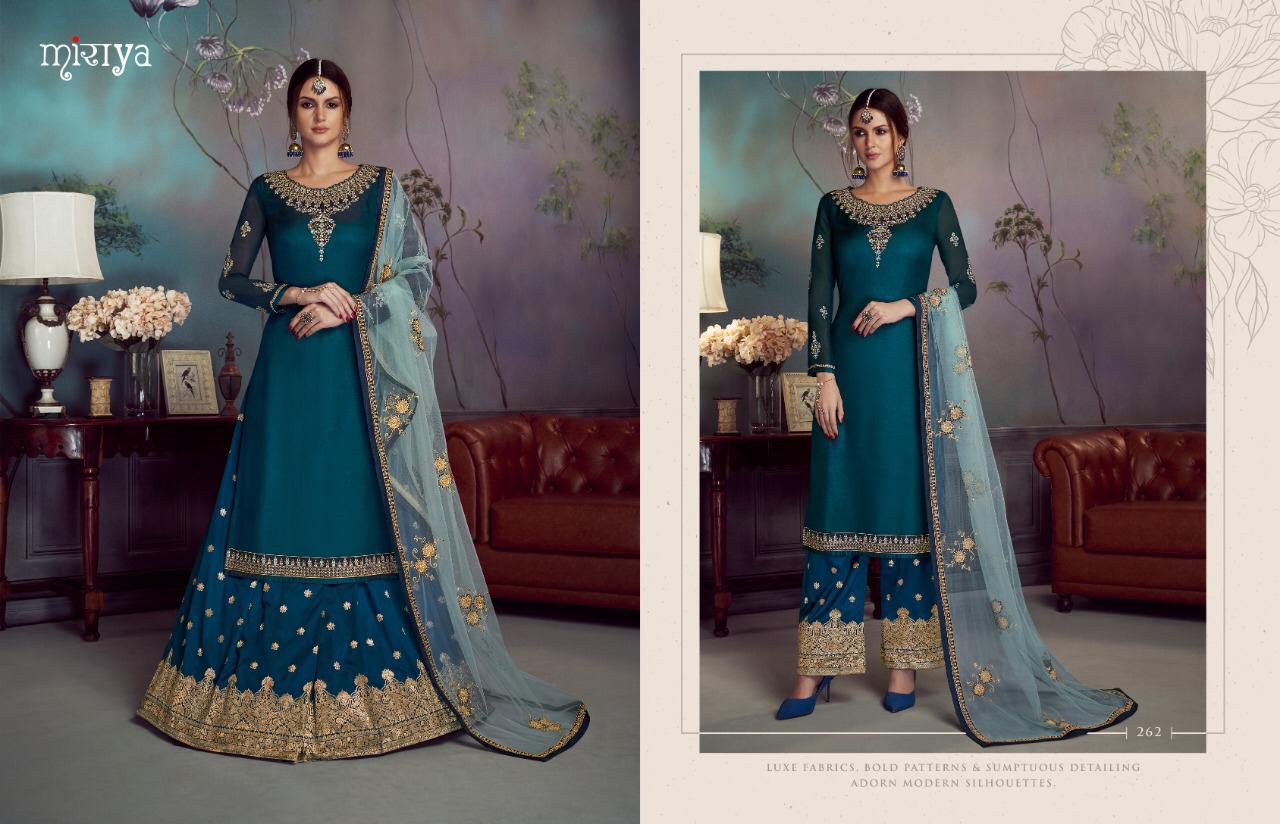 Miraya Vol-5 By Aarav Trendz 259 To 264 Series Designer Suits Collection Beautiful Stylish Fancy Colorful Party Wear & Occasional Wear Real Georgette Embroidered Dresses At Wholesale Price