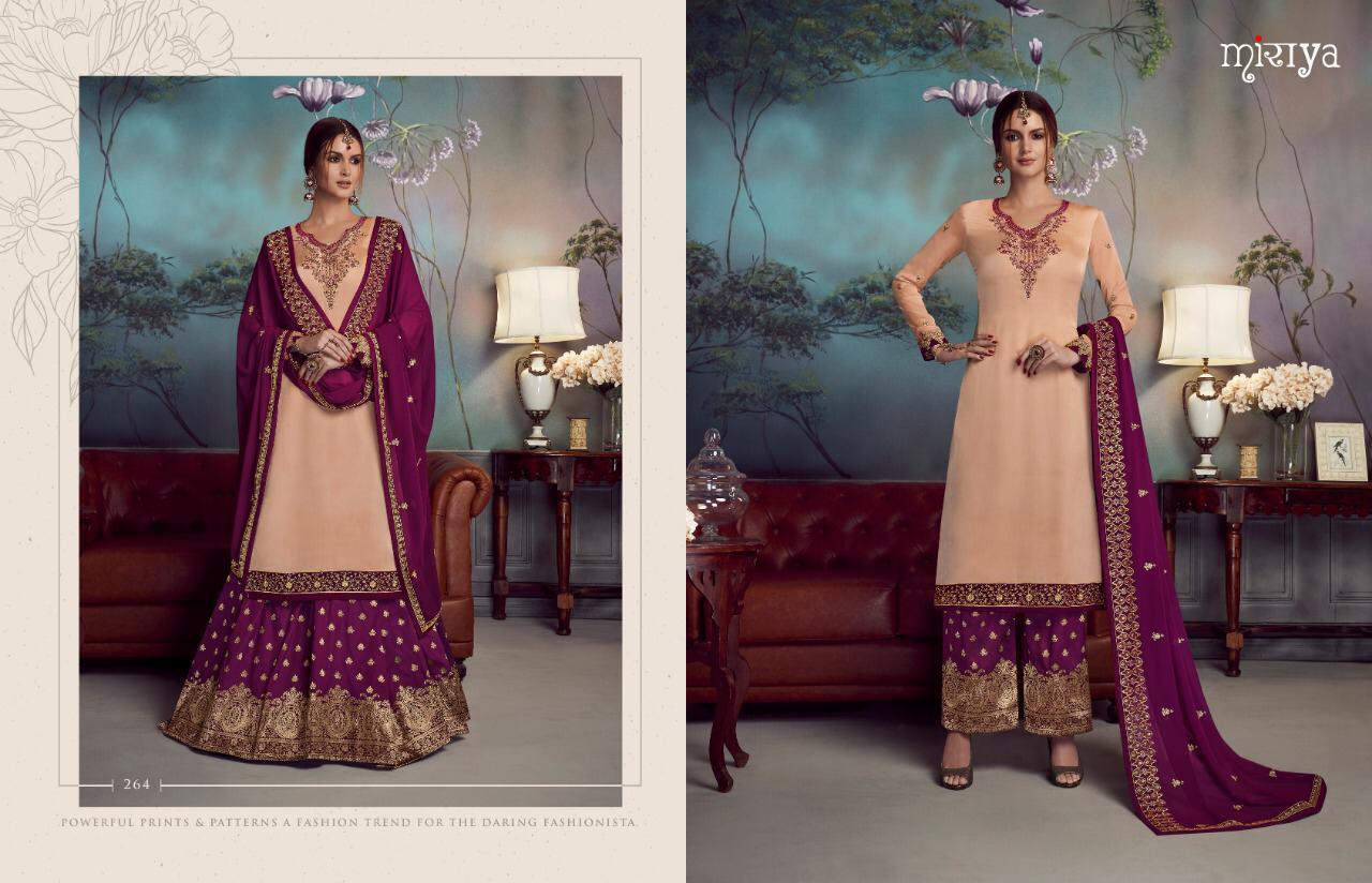 Miraya Vol-5 By Aarav Trendz 259 To 264 Series Designer Suits Collection Beautiful Stylish Fancy Colorful Party Wear & Occasional Wear Real Georgette Embroidered Dresses At Wholesale Price