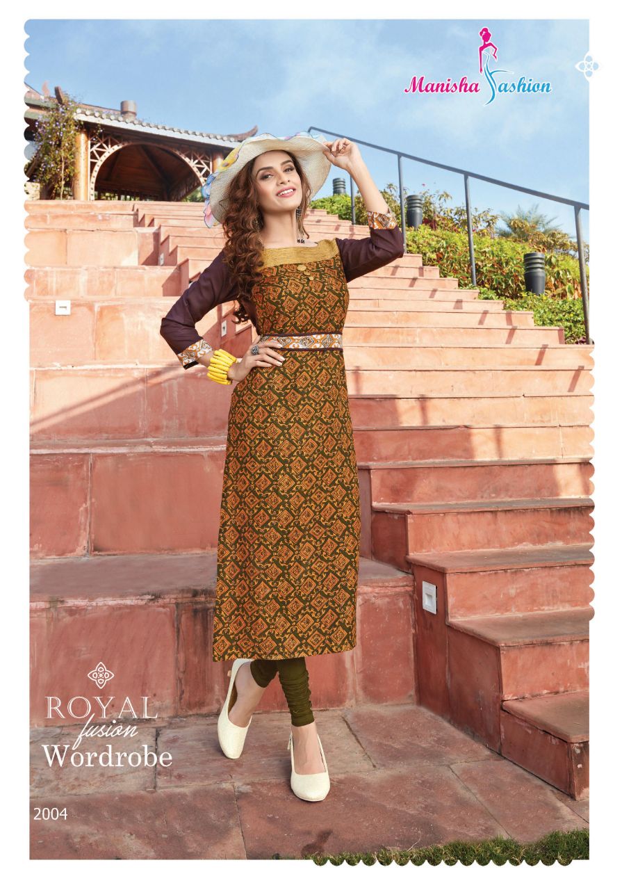 Mishti Vol-2 By Manisha Fashion 2001 To 2010 Series Beautiful Stylish Fancy Colorful Casual Wear & Ethnic Wear Rayon Printed Kurtis At Wholesale Price